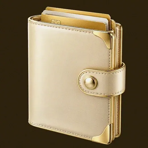 Leather wallet — Golden Crown