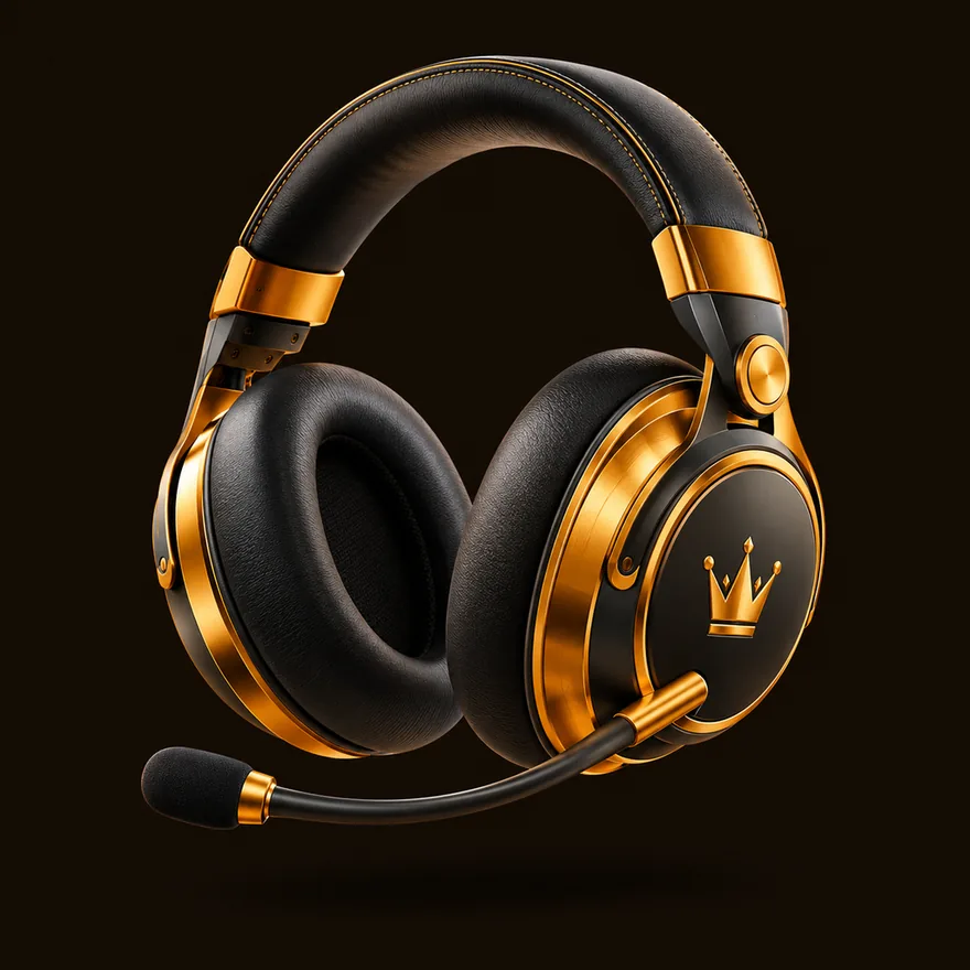 Gaming headset — Golden Crown