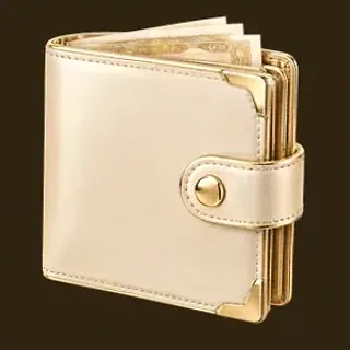 Leather wallet — Golden Crown