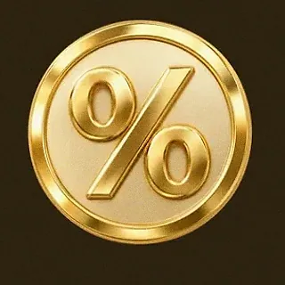 Gold percent coin — Golden Crown