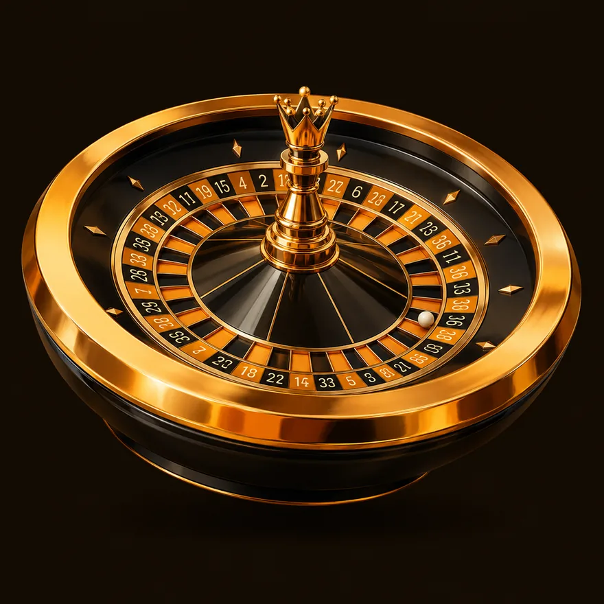 Roulette wheel — Golden Crown