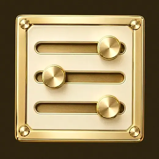 Control panel — Golden Crown