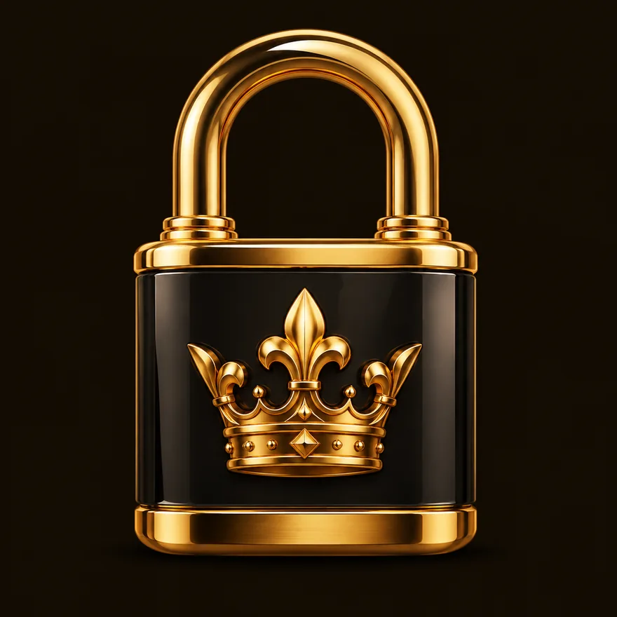 Royal padlock — Golden Crown