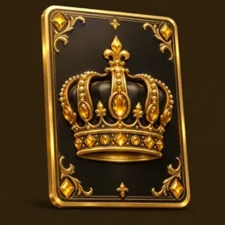 Royal crown card — Golden Crown