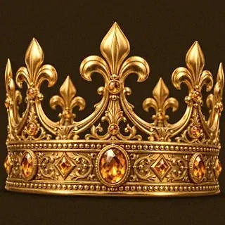 Jeweled royal crown — Golden Crown