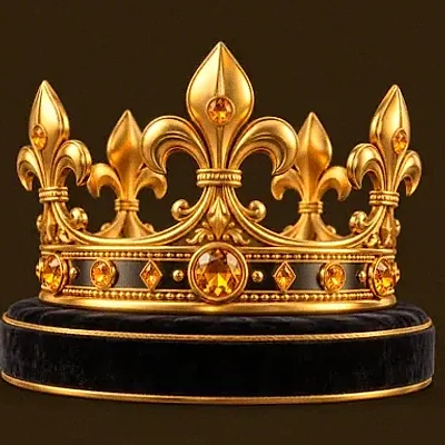 Jeweled royal crown — Golden Crown