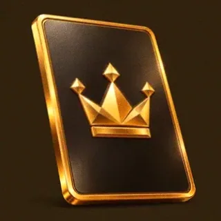 Crowned casino card — Golden Crown